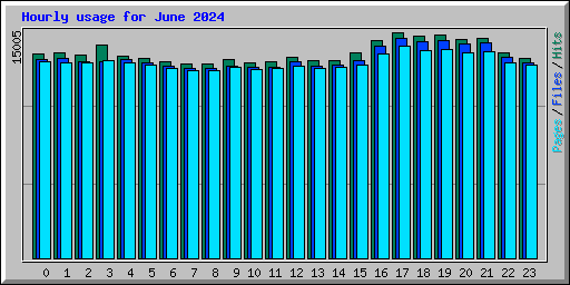 Hourly usage for June 2024